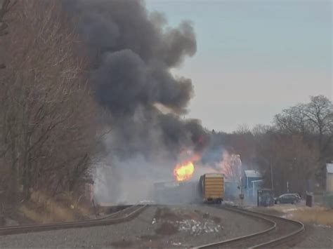 Ohio toxic train derailment upends school baseball, track